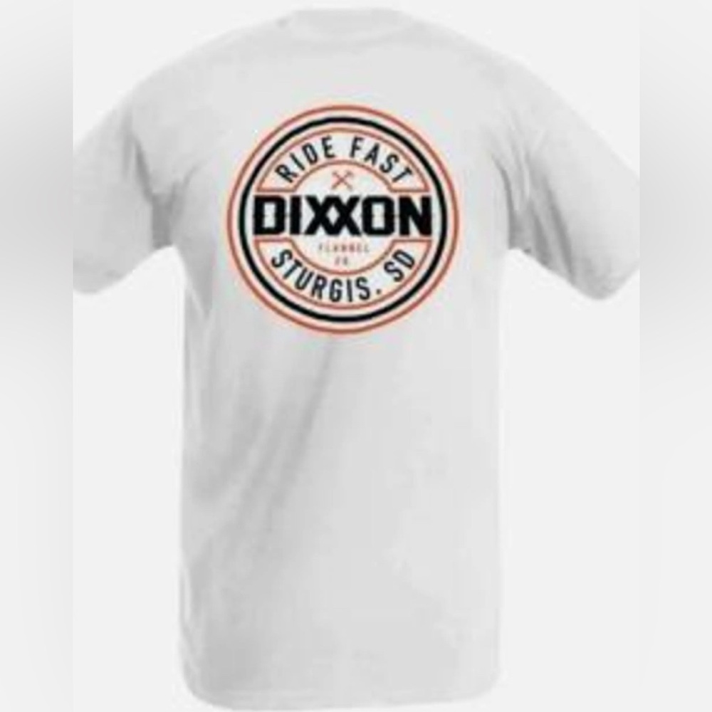 DIXXON White Ride Fast Corpo Graphic Tee - NWOT - Size 2X